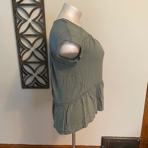 Olive Green Top - Picture 3 of 6